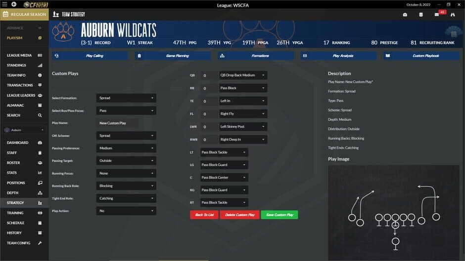Скриншот 2 из Draft Day Sports: College Football 2023