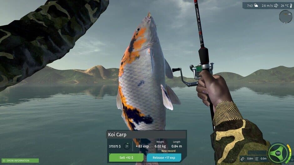 Скриншот 8 из Ultimate Fishing Simulator: Taupo Lake