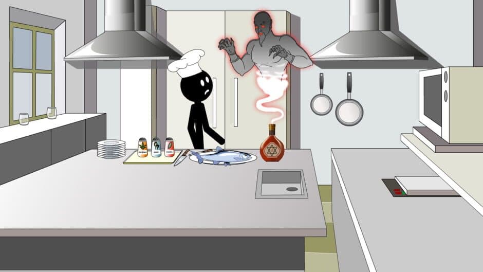 Скриншот 4 из Stickman: Kill the Cook