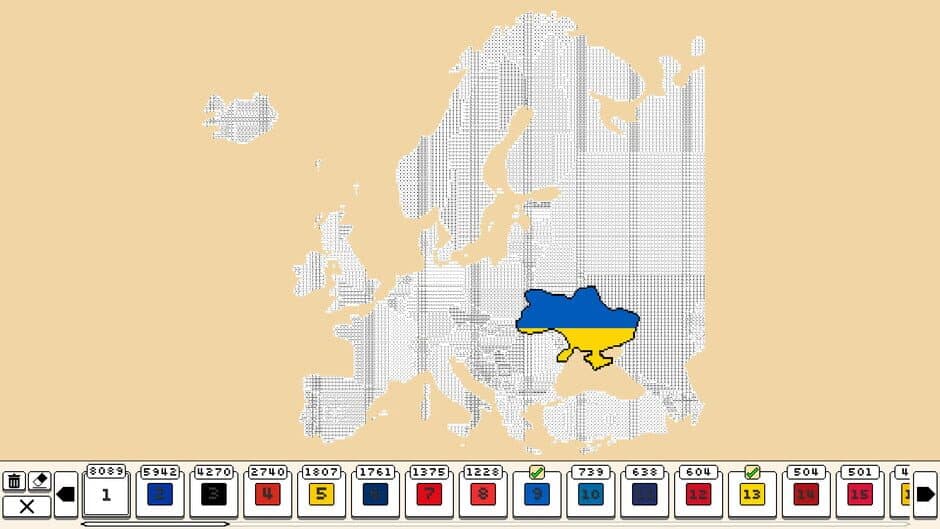 Скриншот 3 из Coloring Pixels: Flag 2 Pack