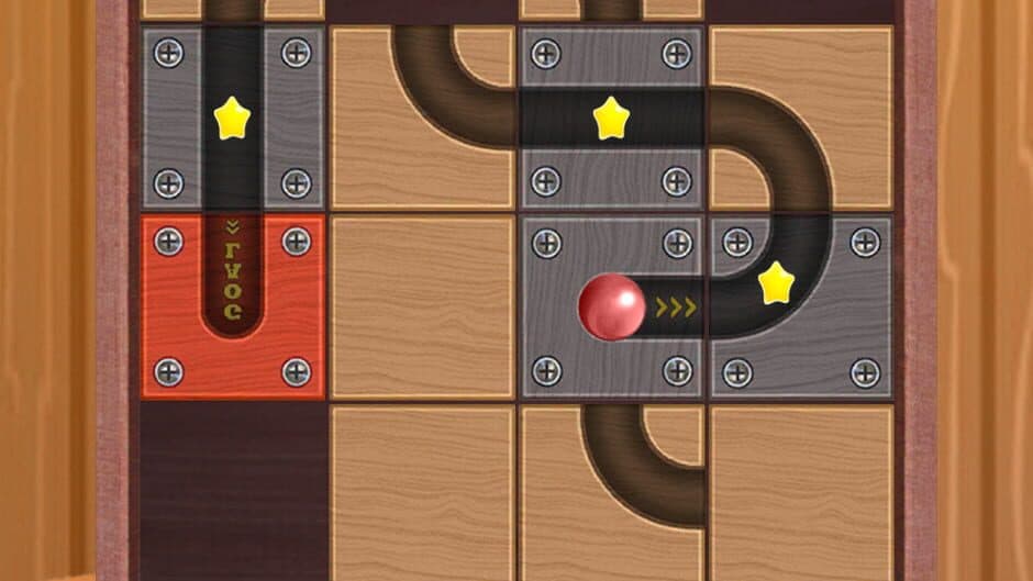 Скриншот 1 из Wood Unroll Ball