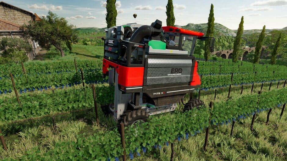 Скриншот 7 из Farming Simulator 22: ERO Grapeliner Series 7000