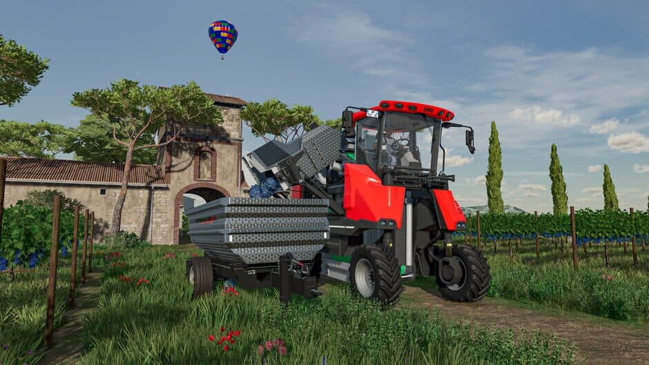 Скриншот 10 из Farming Simulator 22: ERO Grapeliner Series 7000