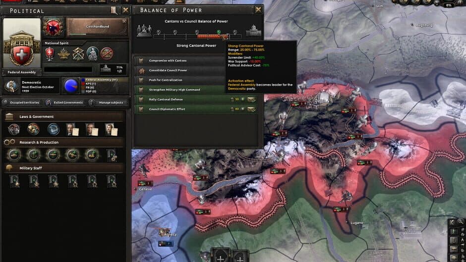 Скриншот 3 из Hearts of Iron IV: By Blood Alone