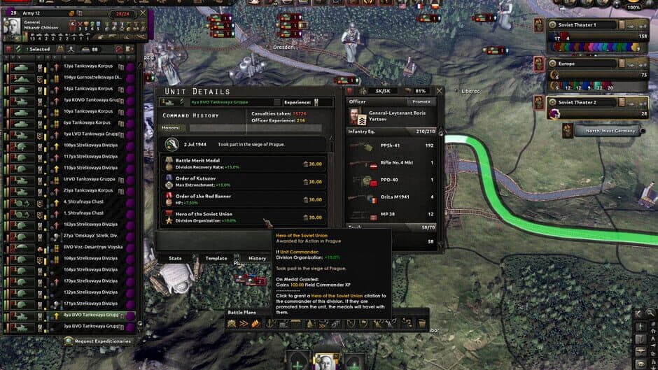 Скриншот 5 из Hearts of Iron IV: By Blood Alone