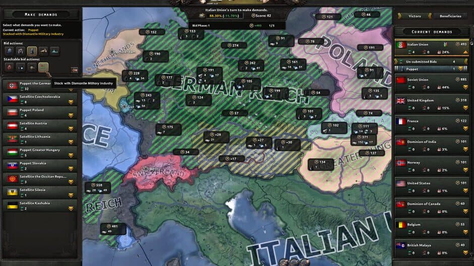 Скриншот 7 из Hearts of Iron IV: By Blood Alone