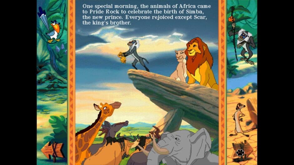 Скриншот 4 из Disney's Animated Storybook: The Lion King