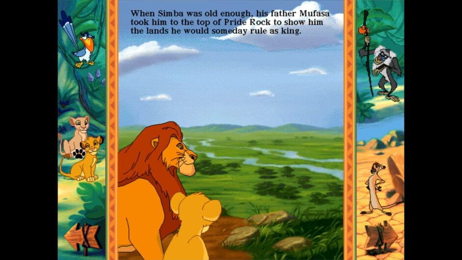 Скриншот 5 из Disney's Animated Storybook: The Lion King