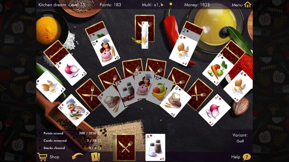 Скриншот 4 из Delicious Solitaire