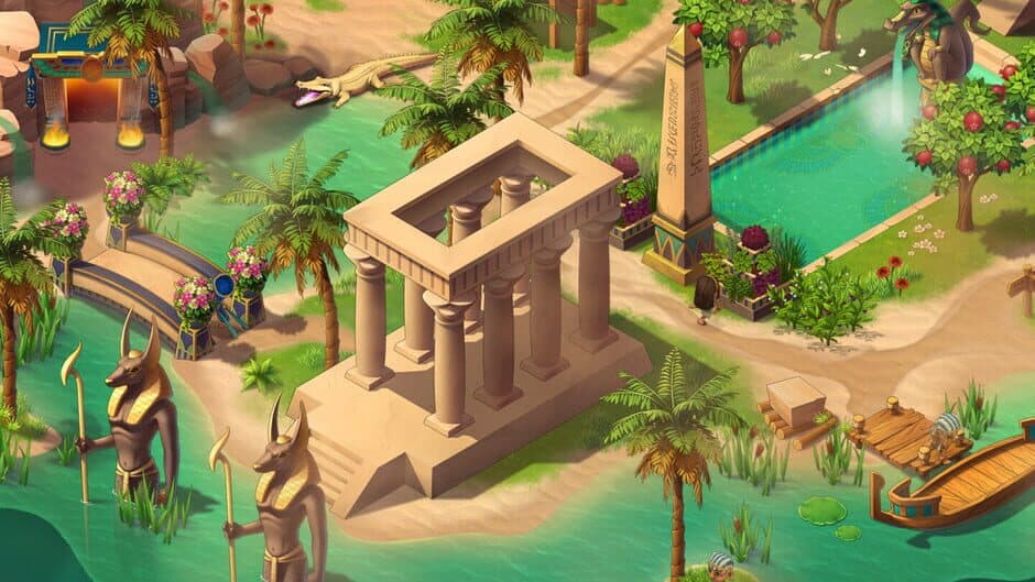 Скриншот 2 из Legend of Egypt: Pharaohs Garden 2 - The sacred crocodile