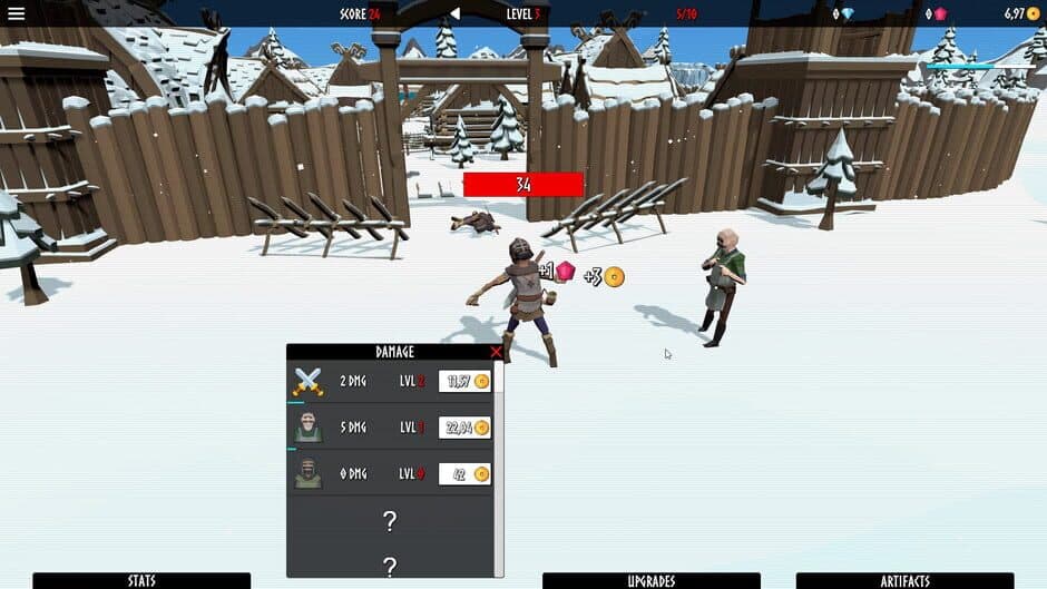 Скриншот 9 из Idle Vikings Clicker