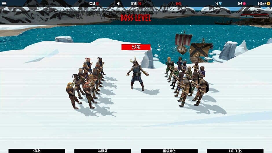 Скриншот 2 из Idle Vikings Clicker