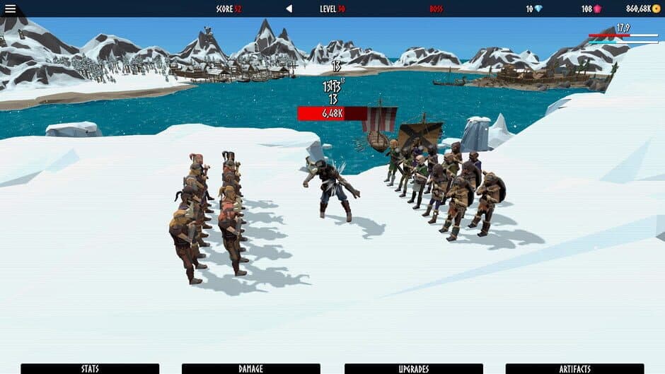 Скриншот 3 из Idle Vikings Clicker