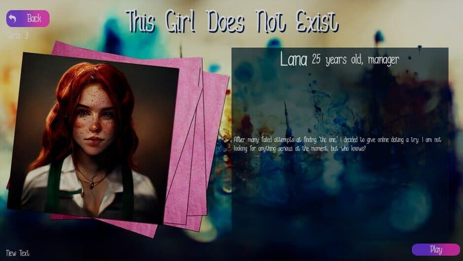 Скриншот 5 из This Girl Does Not Exist