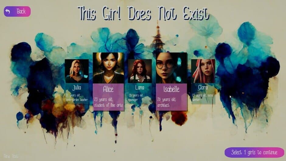 Скриншот 6 из This Girl Does Not Exist