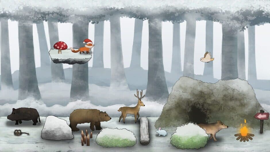 Скриншот 5 из Red Fox and the Four Seasons: Design My Forest 2