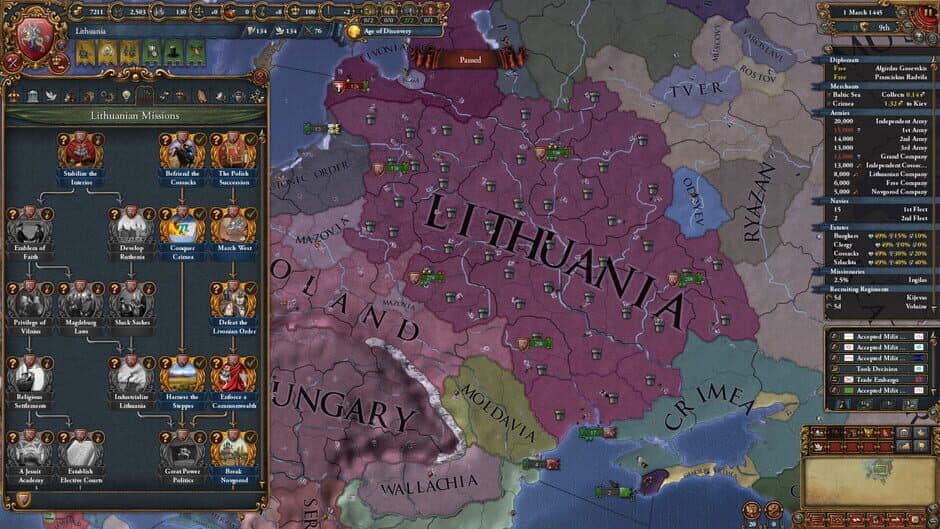 Скриншот 2 из Europa Universalis IV: Lions of the North