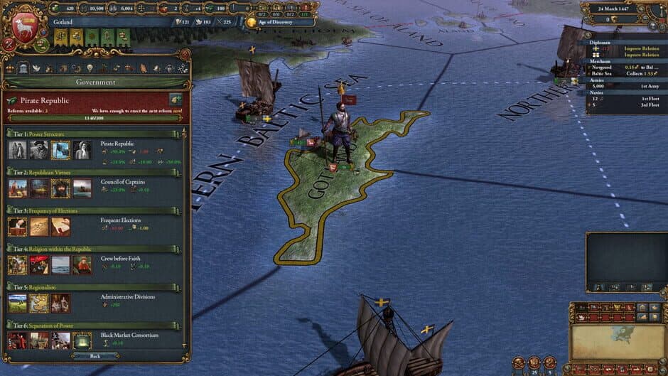 Скриншот 3 из Europa Universalis IV: Lions of the North
