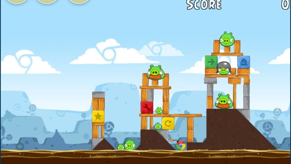 Скриншот 1 из Angry Birds Chrome
