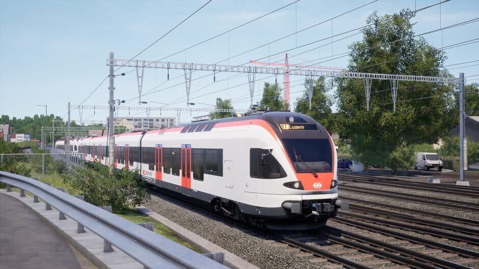 Скриншот 6 из Train Sim World 3 S-Bahn Zentralschweiz: Luzern - Sursee Route