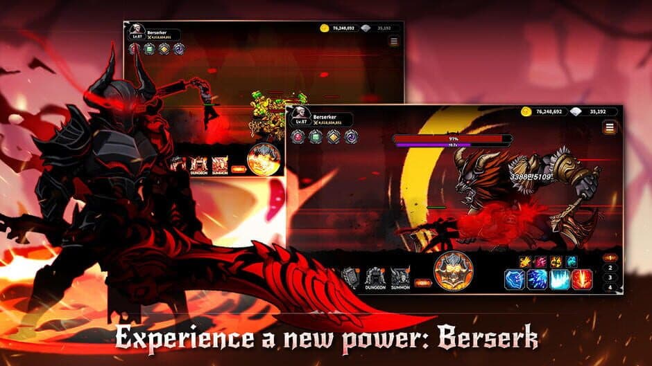 Скриншот 4 из Idle Berserker: Action RPG