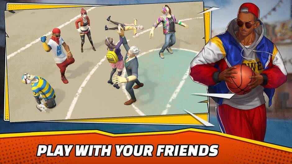 Скриншот 9 из Basketball Crew 2k18: Dunk Stars Street Battle!