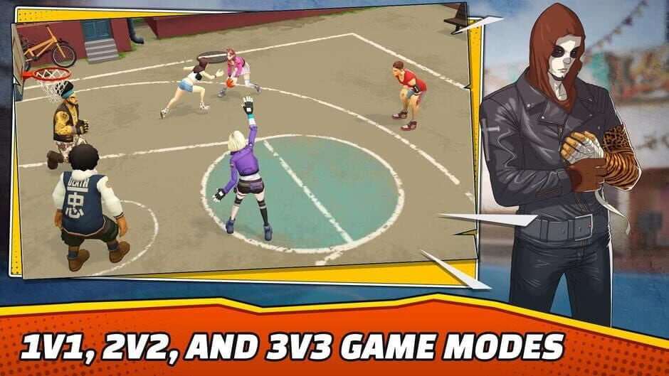 Скриншот 1 из Basketball Crew 2k18: Dunk Stars Street Battle!