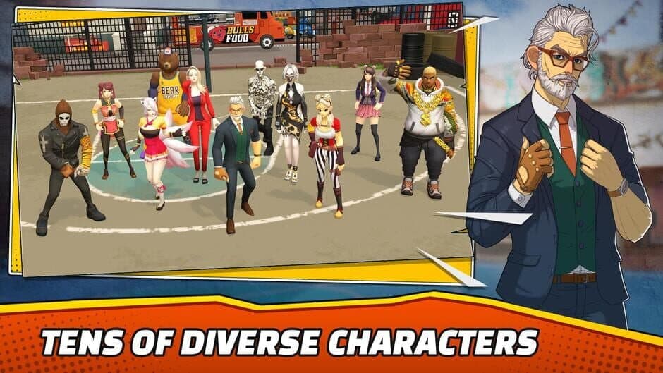 Скриншот 3 из Basketball Crew 2k18: Dunk Stars Street Battle!