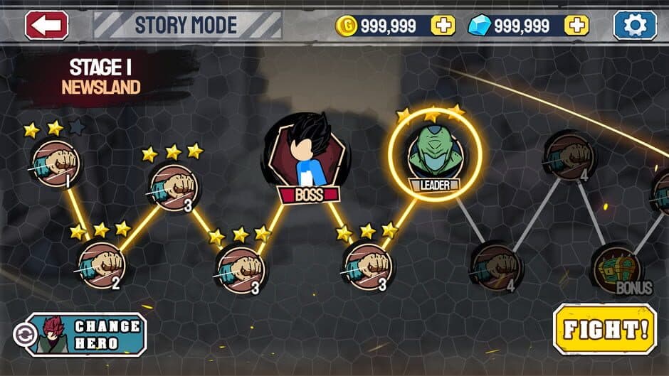 Скриншот 7 из Stickman Warriors: Super Dragon Shadow Fight