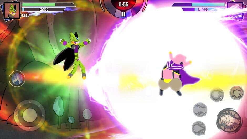 Скриншот 8 из Stickman Warriors: Super Dragon Shadow Fight