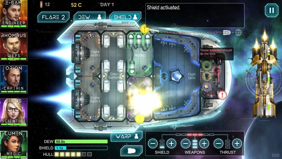 Скриншот 7 из Heliconian: Starship Crew Control