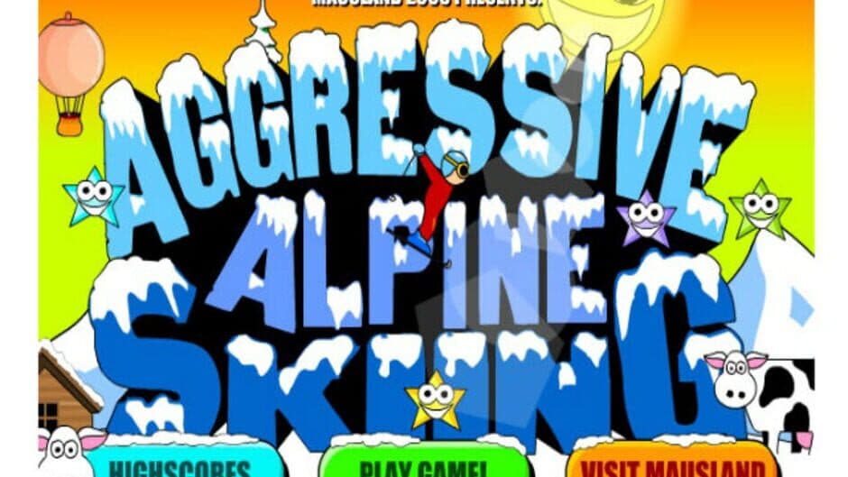 Скриншот 1 из Aggressive Alpine Skiing
