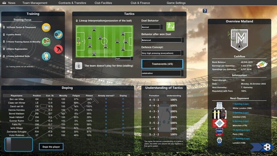 Скриншот 10 из European Football Dynasty 2023