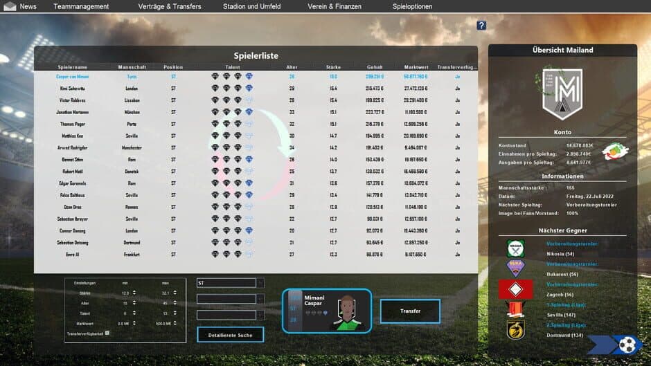 Скриншот 11 из European Football Dynasty 2023