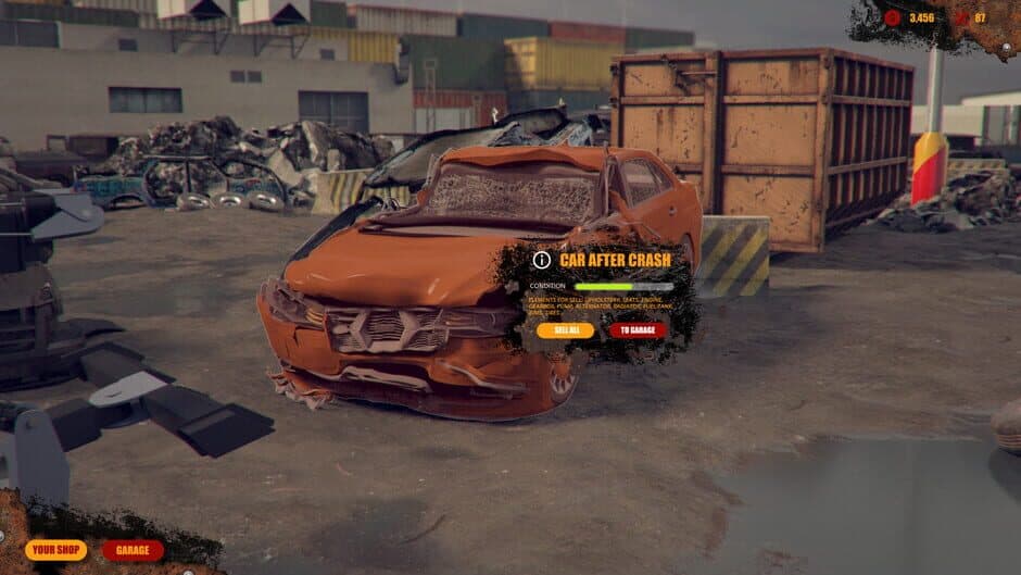 Скриншот 2 из Car Scrapyard Simulator