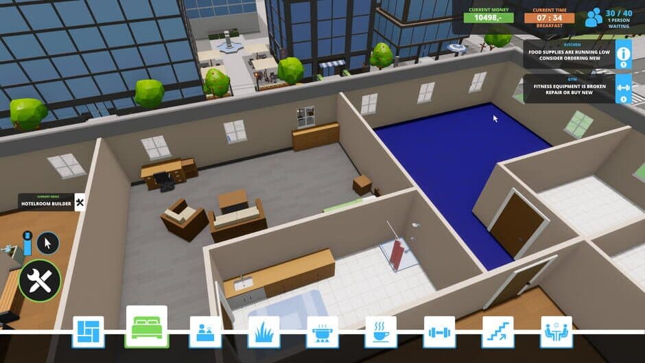 Скриншот 1 из Hotel Management Simulator