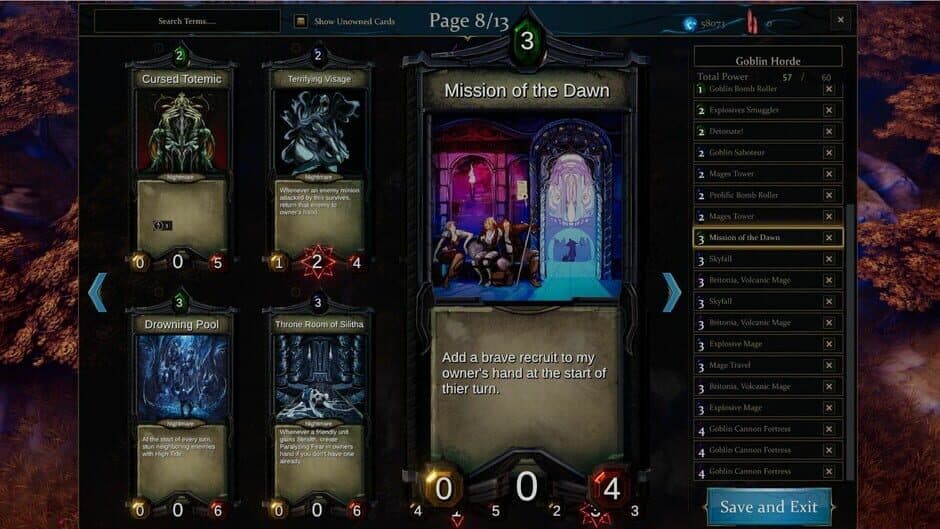 Скриншот 1 из Dire Fog: Tactical Card Combat