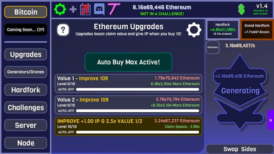 Скриншот 1 из CryptoClickers