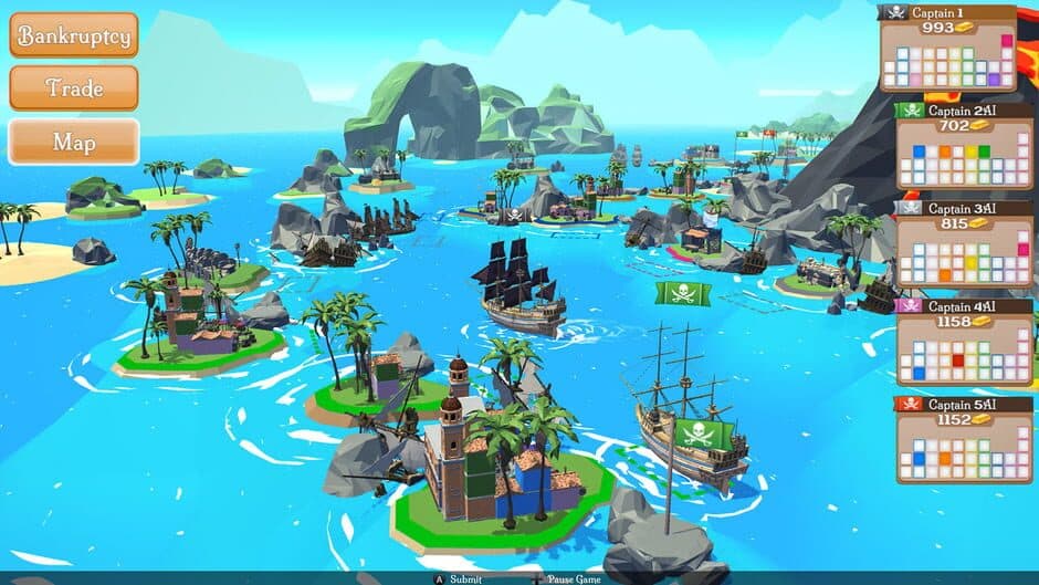 Скриншот 1 из Piratepoly Gold: Caribbean Treasure