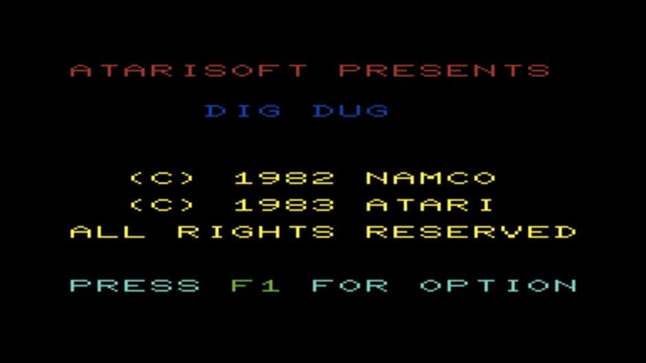Скриншот 1 из Dig Dug