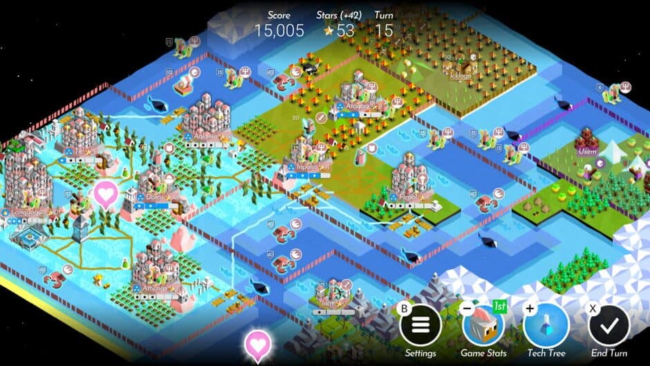 Скриншот 5 из The Battle of Polytopia: Aquarion