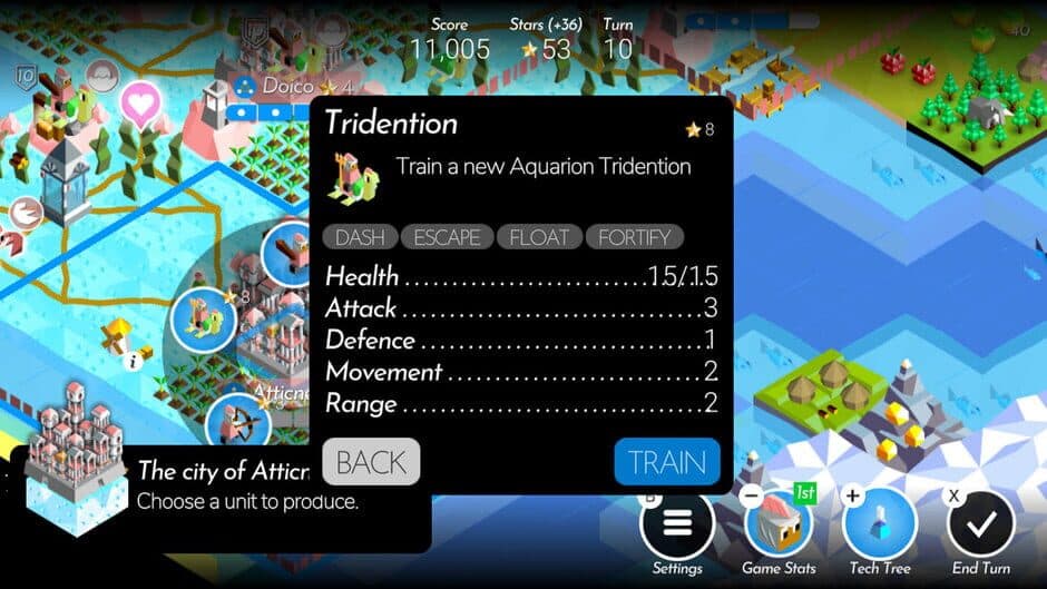 Скриншот 1 из The Battle of Polytopia: Aquarion