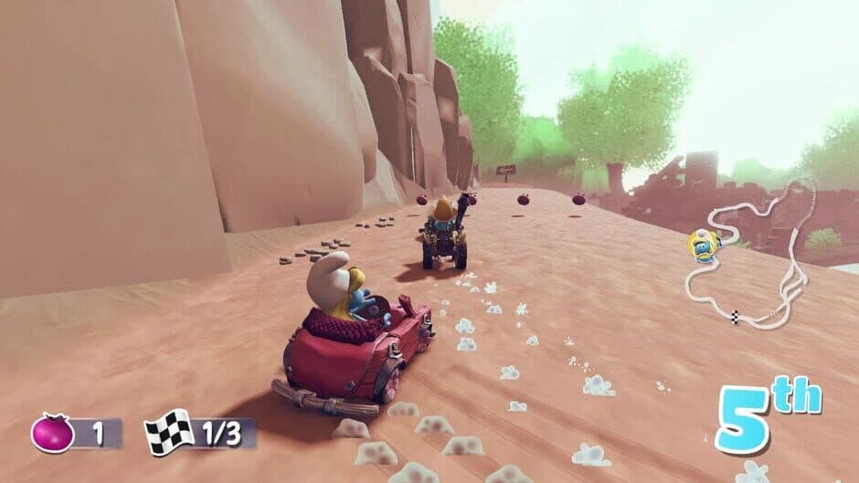 Скриншот 5 из Smurfs Kart