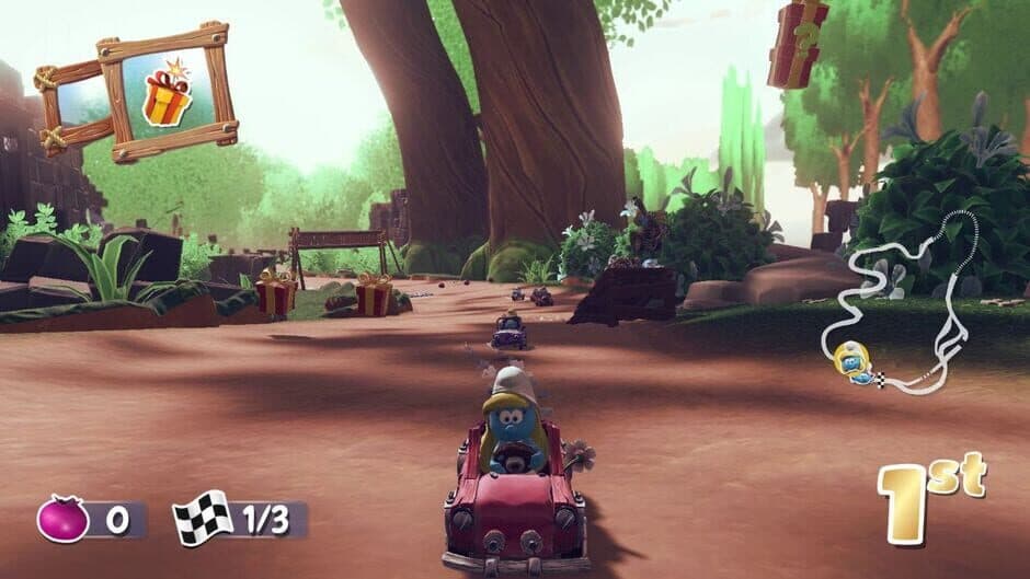 Скриншот 2 из Smurfs Kart