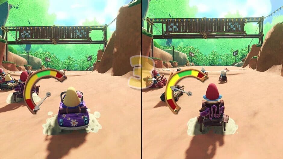 Скриншот 1 из Smurfs Kart