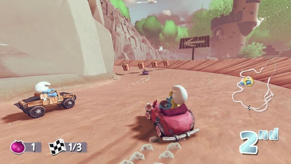 Скриншот 4 из Smurfs Kart