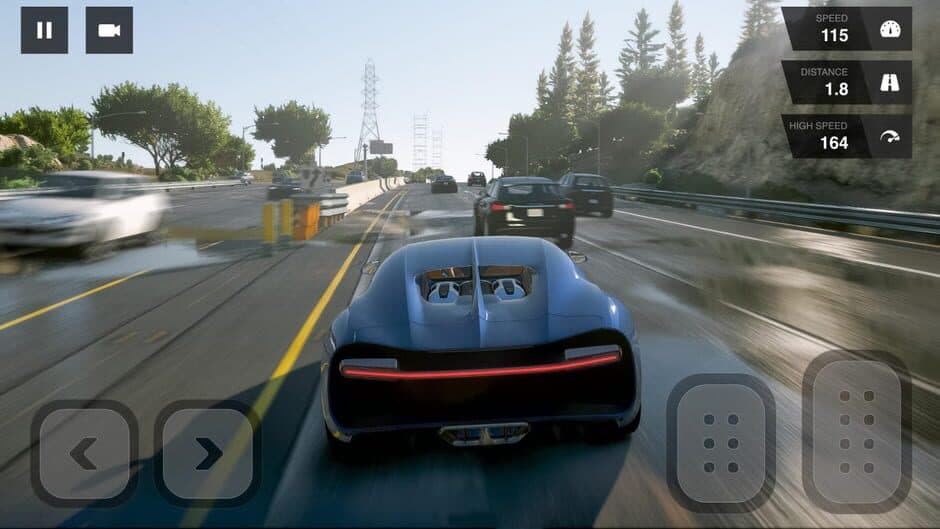 Скриншот 5 из Car Racing: Highway Driving Simulator