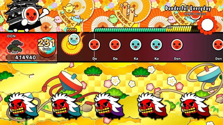 Скриншот 1 из Taiko no Tatsujin: Rhythm Festival - Deluxe Edition