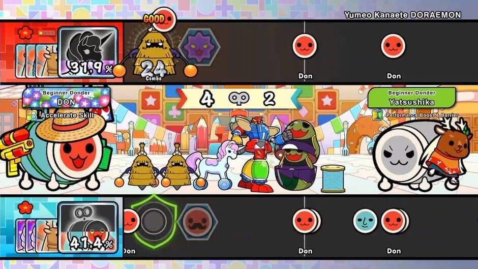 Скриншот 4 из Taiko no Tatsujin: Rhythm Festival - Deluxe Edition
