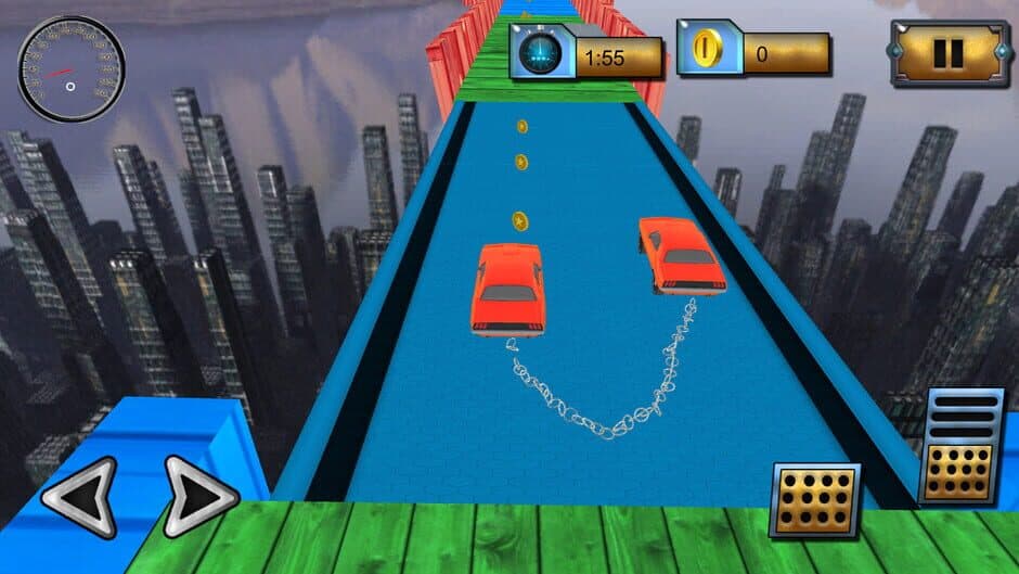 Скриншот 7 из Two Cars Stunts Edition
